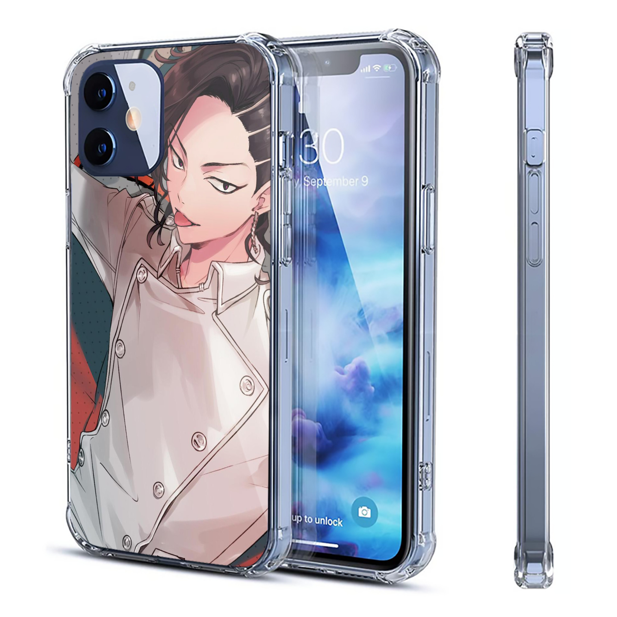 （画像用） 東京リベンジャーズ Tokyo Revengers 【iPhone 12シリーズ対応】透明スマホケース（クリアソフトケース）